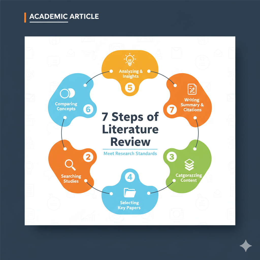 7 ขั้นตอน Literature Review ให้ผ่านมาตรฐานงานวิจัย สำหรับนักศึกษาและนักวิจัย