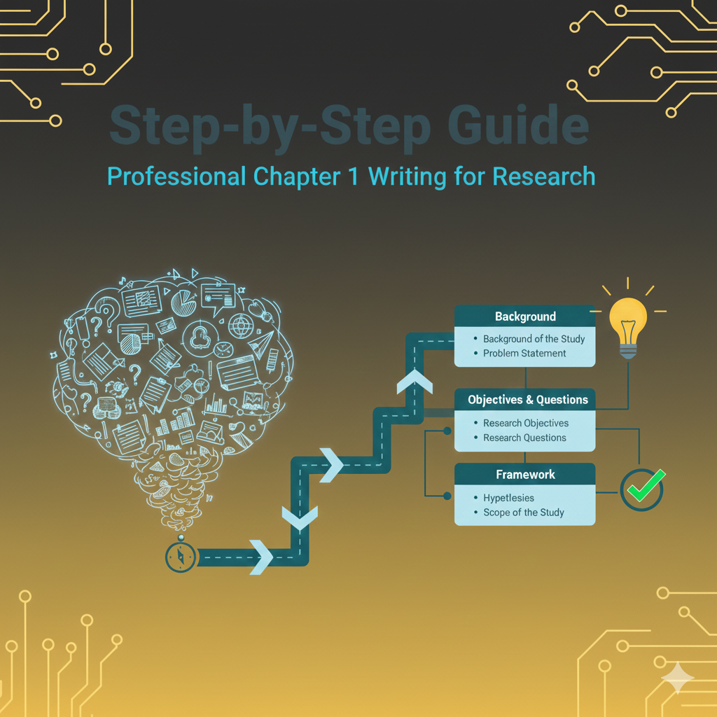 คู่มือการเขียน Chapter 1 งานวิจัยแบบ Step-by-Step สำหรับนักศึกษาและนักวิจัย