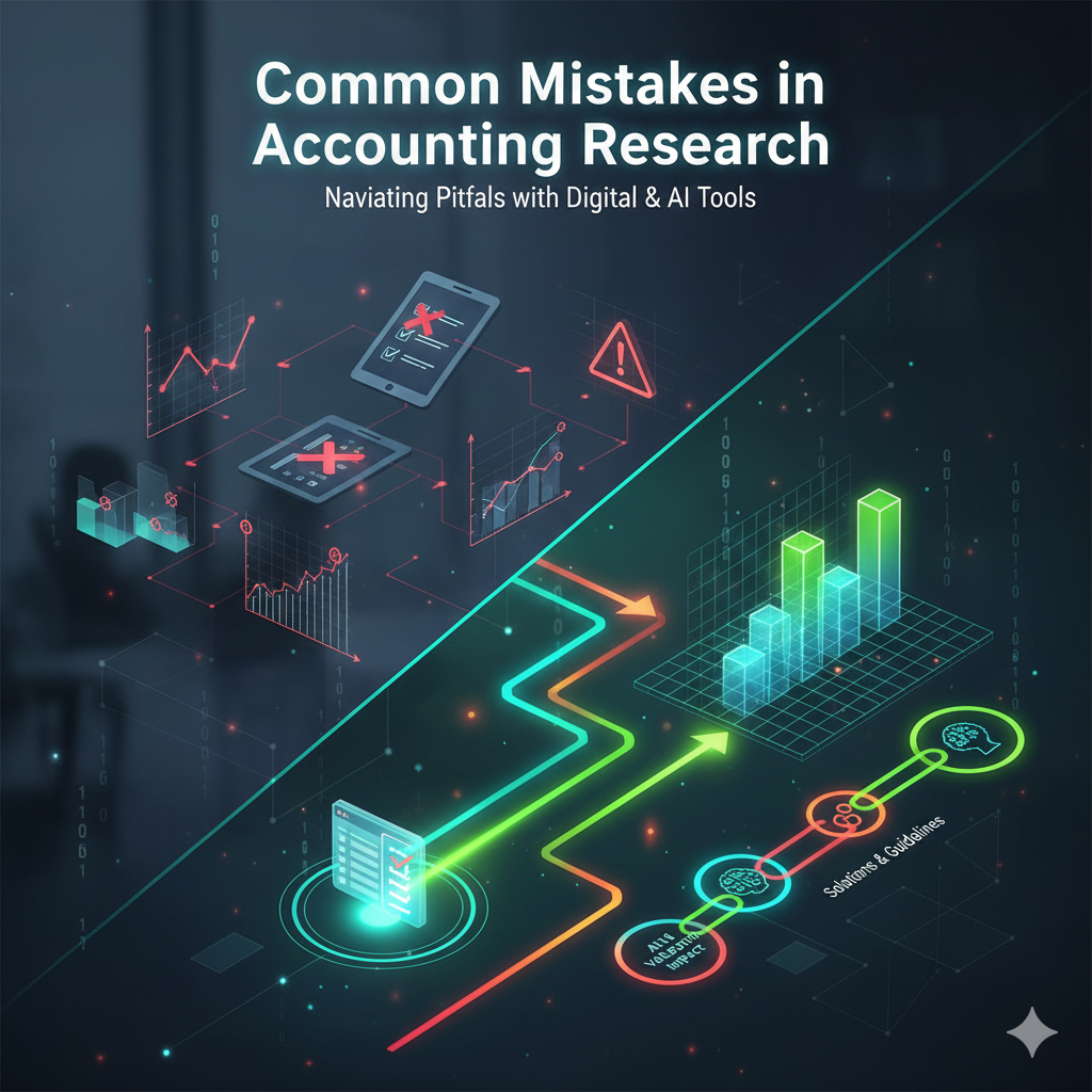 ข้อผิดพลาดที่พบบ่อยในการทำวิจัยทางบัญชี สำหรับนักศึกษาและนักวิจัยบัญชี