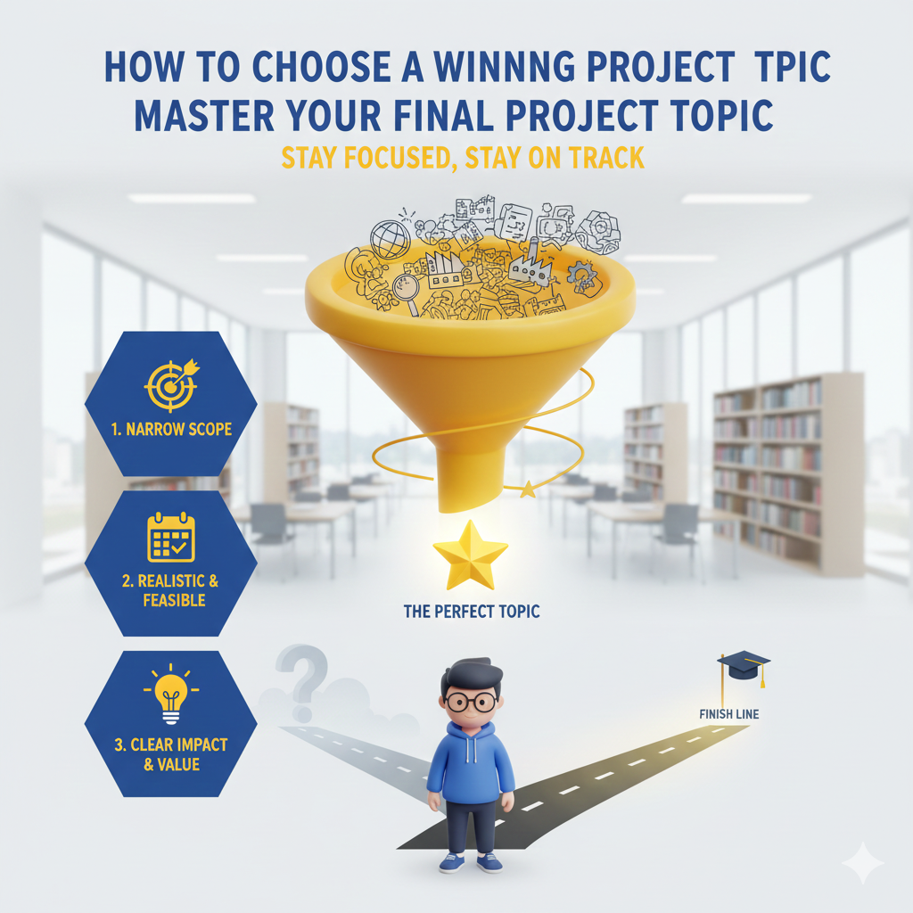 ตั้งหัวข้อโปรเจกต์จบให้ปัง ไม่กว้าง ไม่ยาก และไม่โดนตีกลับ สำหรับนักศึกษาปริญญาตรี