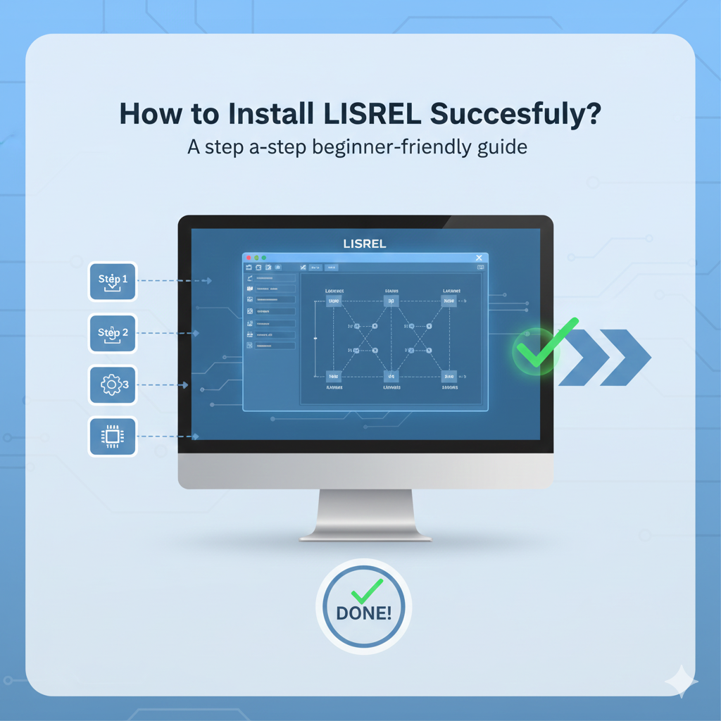 คู่มือติดตั้งโปรแกรม LISREL สำหรับการวิเคราะห์ SEM ในวิทยานิพนธ์