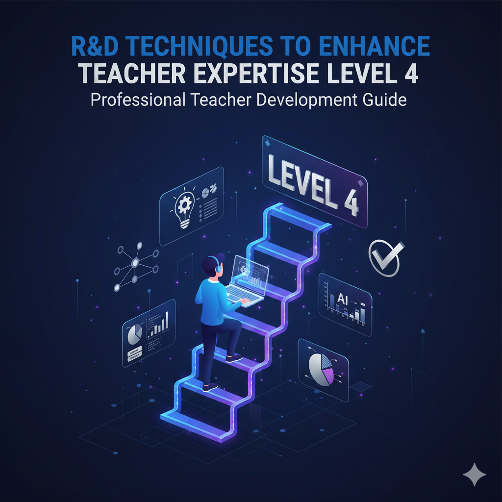 เทคนิค R&D เพื่อยกระดับความเชี่ยวชาญครูระดับ 4 ด้วยการวิจัยและพัฒนาการเรียนการสอน