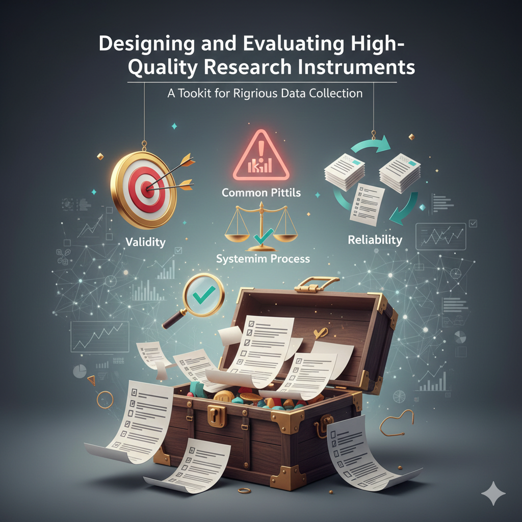 การสร้างและประเมินคุณภาพเครื่องมือวิจัย ครอบคลุมความเที่ยงตรงและความเชื่อมั่น สำหรับนักศึกษาและนักวิจัย