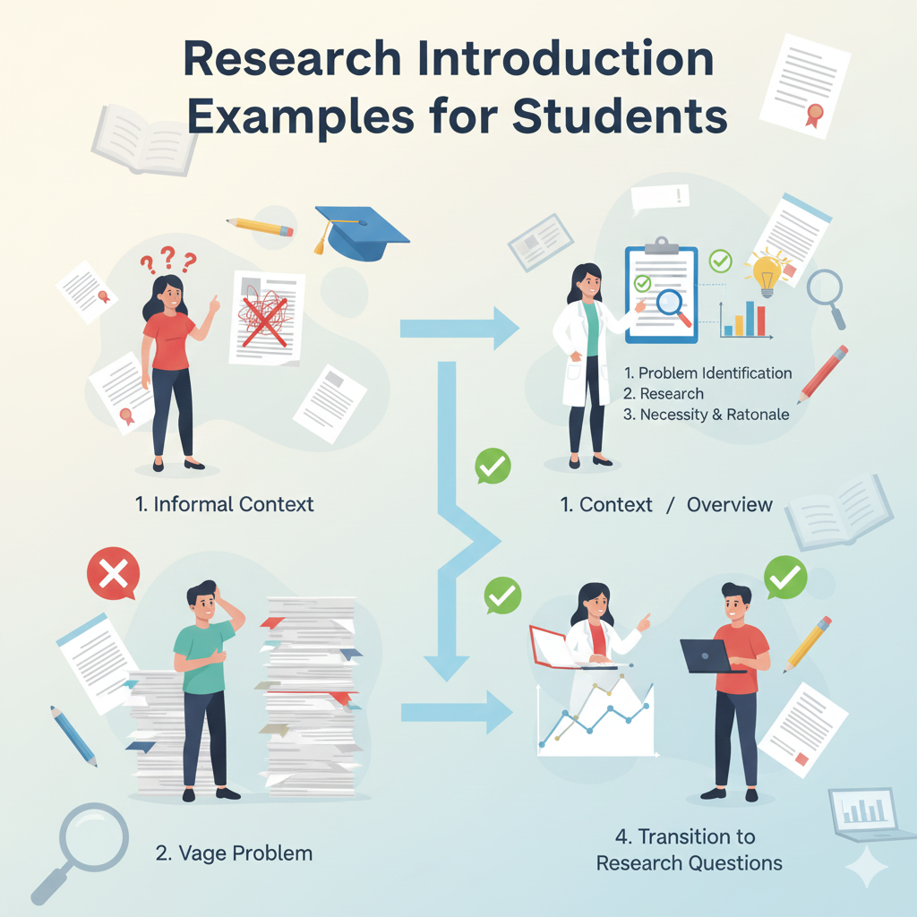ตัวอย่างบทนำงานวิจัยสำหรับนักศึกษา ปริญญาตรี–โท–เอก พร้อมโครงสร้างและแนวทางเขียนบทที่ 1 ให้ชัดเจน