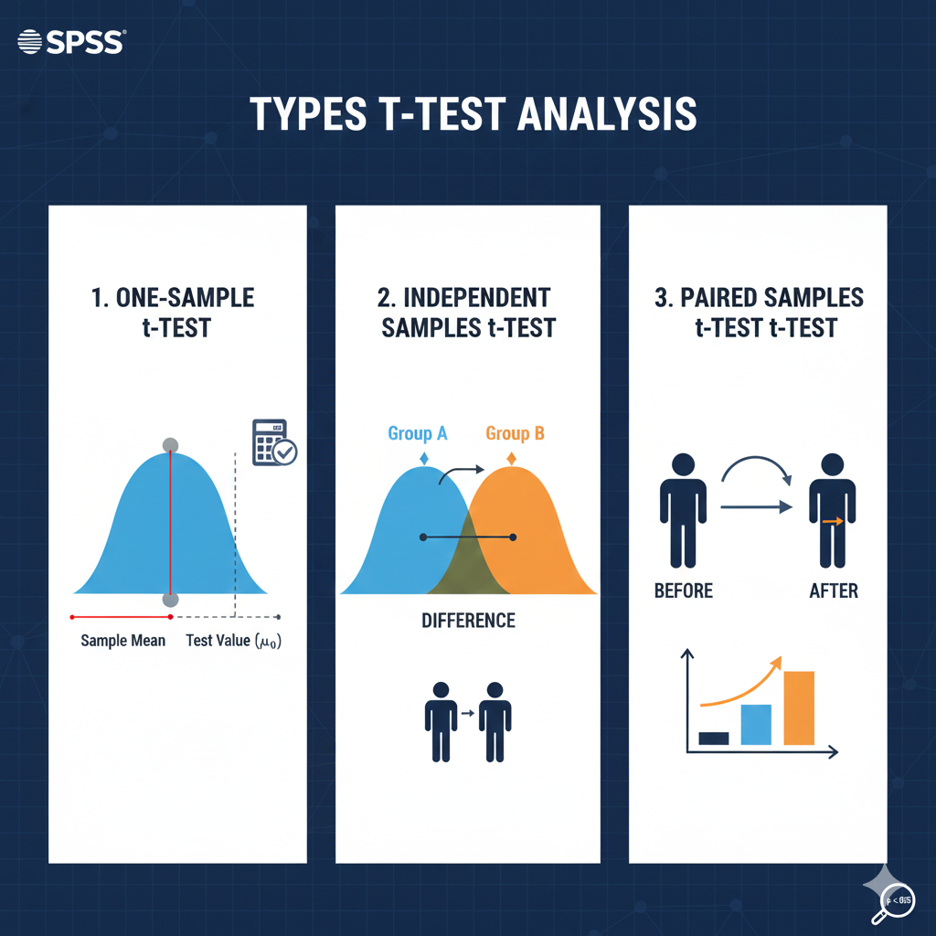 ทำความเข้าใจ t-Test ใน SPSS สำหรับงานวิจัยเชิงสถิติ พร้อมตัวอย่างการวิเคราะห์และการตีความผล