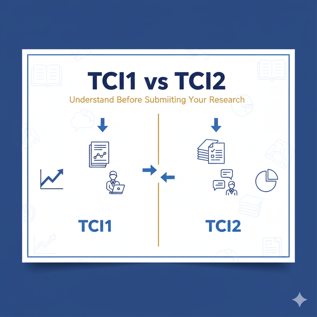 TCI1 vs TCI2 ความแตกต่างของวารสารวิชาการไทย สำหรับการส่งงานวิจัยและตีพิมพ์บทความ