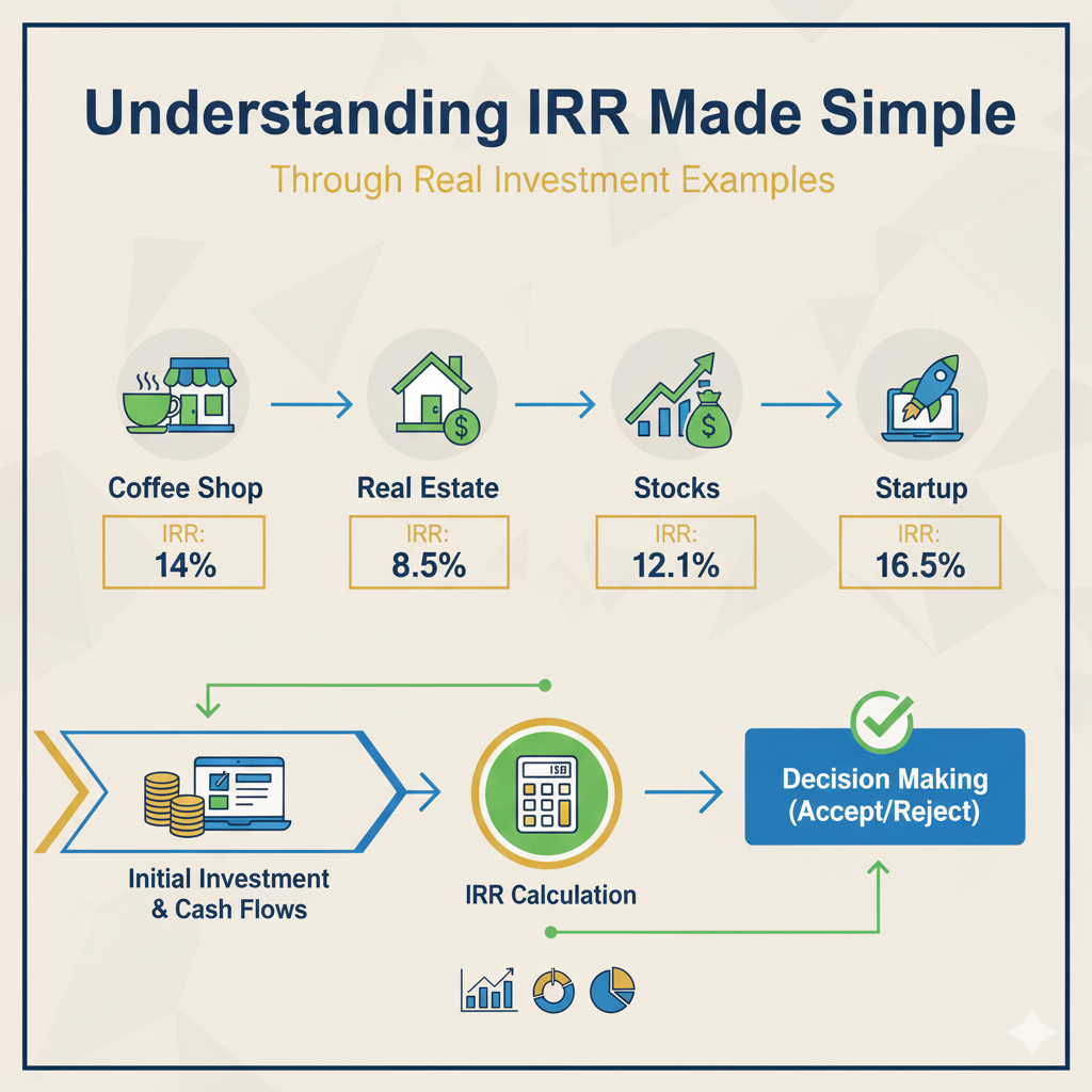 เข้าใจ IRR อย่างง่ายผ่านตัวอย่างการลงทุนจริง เพื่อวิเคราะห์ความคุ้มค่าโครงการลงทุน