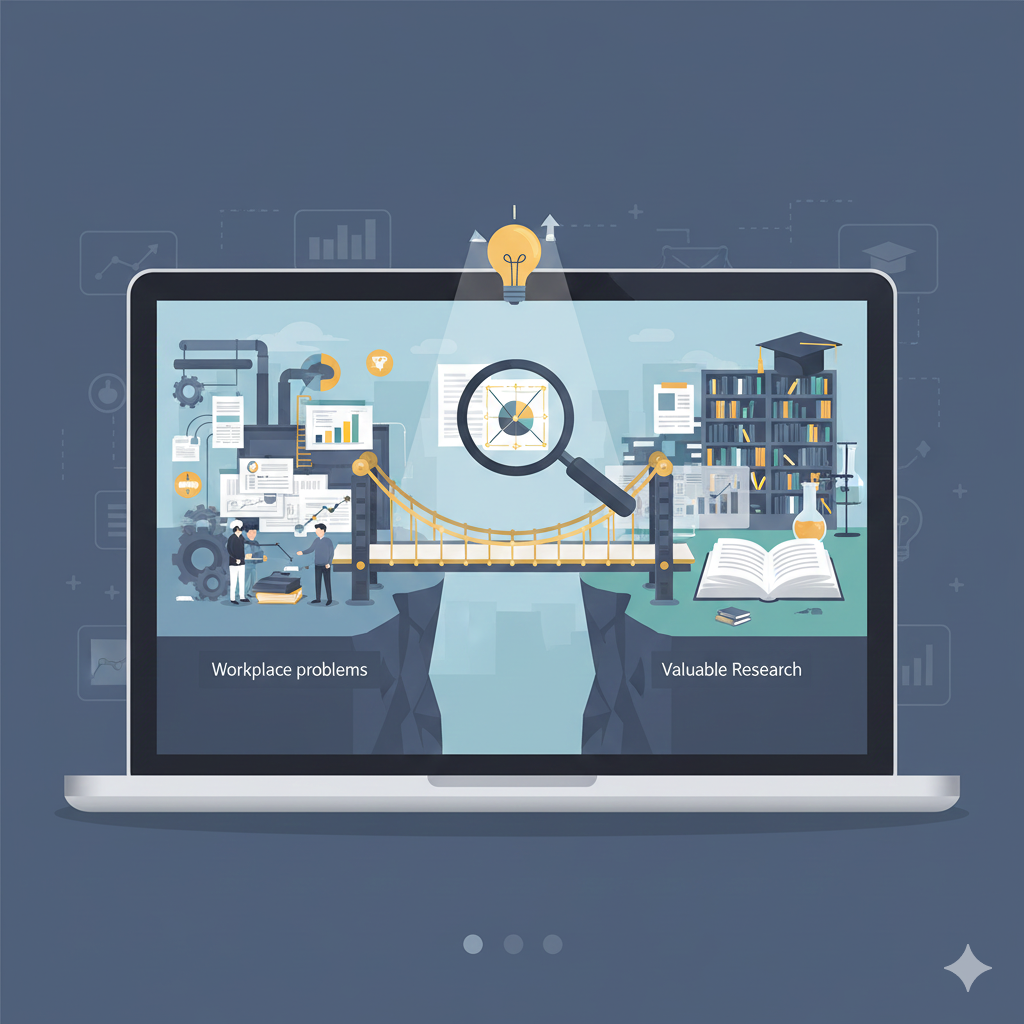 เปลี่ยนปัญหาหน้างานให้เป็นหัวข้อวิจัย ปริญญาโทและเอกที่มีคุณค่า